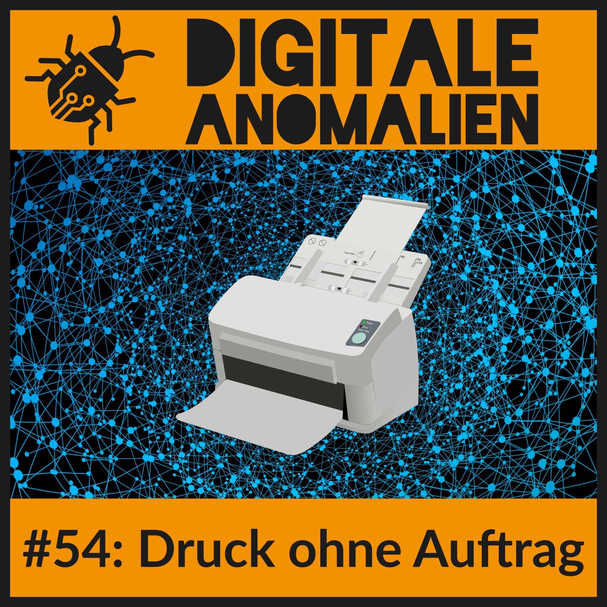 DAnomalien's tweet photo. Folge 54 handelt von einem Drucker-Hack aus dem Jahr 2020 und der Frage, warum Drucker überhaupt so anfällig für Hacker sind. Und warum das gefährlich ist. https://t.co/hfUh6qMrTQ https://t.co/ZkSbotUk7L