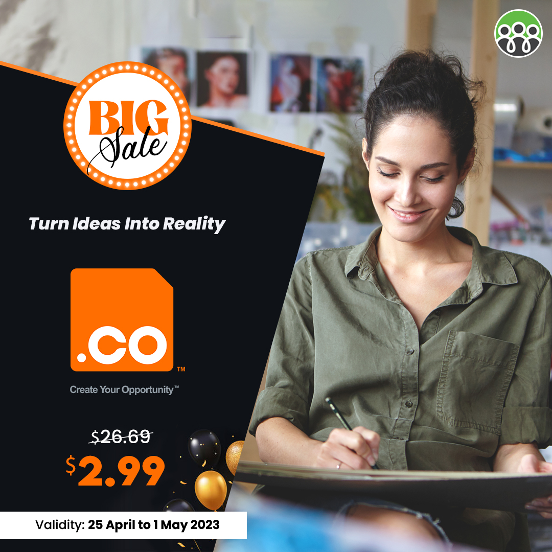ConnectReseller's tweet image. Take advantage of this limited time offer &amp;amp; help your clients turn their #business ideas into reality with a .CO #domain, now available at an unbeatable price of $2.99 until 1 May 2023. Start offering .CO today &amp;amp; help your customers reach a wider audience online.

@dotCO #dotCO