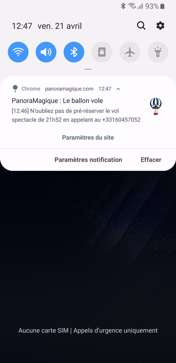 PanoraMagique's tweet photo. Vous souhaitez être notifié du prochain décollage de PanoraMagique ? Depuis https://t.co/klCbWLG9Ml, cliquez sur la cloche et on vous prévient ! https://t.co/p0rqhCSiiP