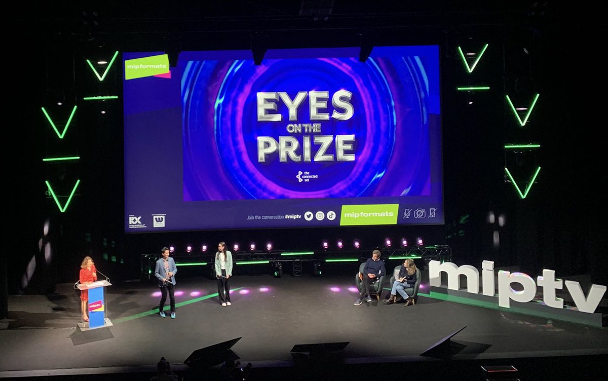 So much fun pitching at #miptv this week with researcher Holly Rowlands-Hempel and Creative Director Jason Mitchell representing #formats #pitch