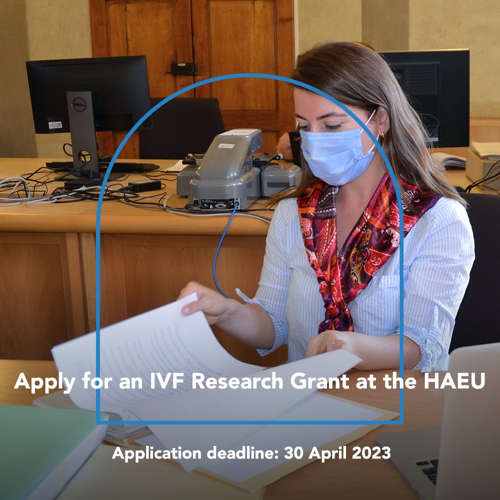 Up to 6 IVF research grants will be awarded for research at the #HAEU in 2023. Supported by the @VisegradFund and the @EUI_EU, the grant is aimed at graduate students and early career scholars from Central and Eastern Europe. 📆 Apply by 30 April: loom.ly/ggjPPa4