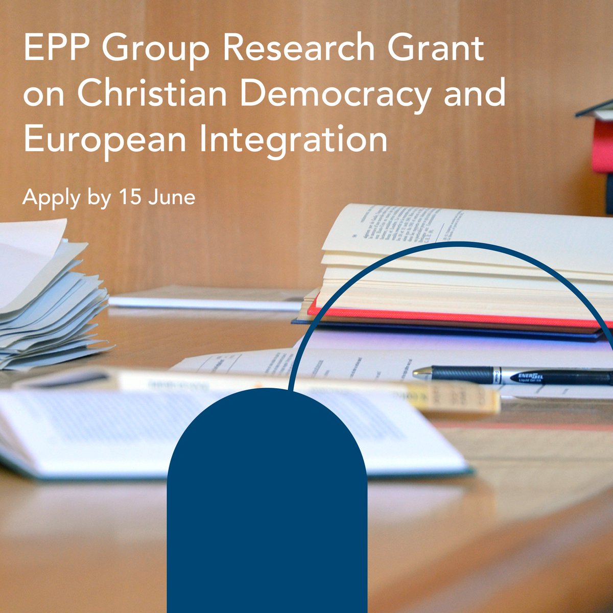 The HAEU & the @EPPGroup will award up to 3 grants for research on Christian Democracy & European Integration at the HAEU in Florence, at the EPP Group's archives in Brussels and/or at the @KASonline Archives in Sankt Augustin - Bonn. 📆 Apply by 15 June: loom.ly/zAHmDXY