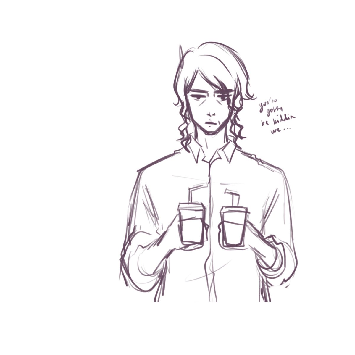 studioparadism's tweet photo. sketch of the day 🦄 #WIP #originalcharacter #webcomic #drawing https://t.co/gBFnsnNk3X
