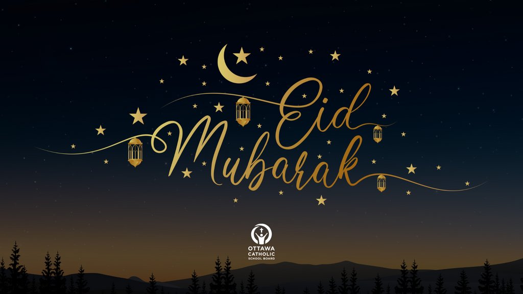 ✨ Happy Eid to all #ocsb students and families who are celebrating. May the blessings bring you joy, prosperity and peace! #ocsbBeCommunity #EidMubarak