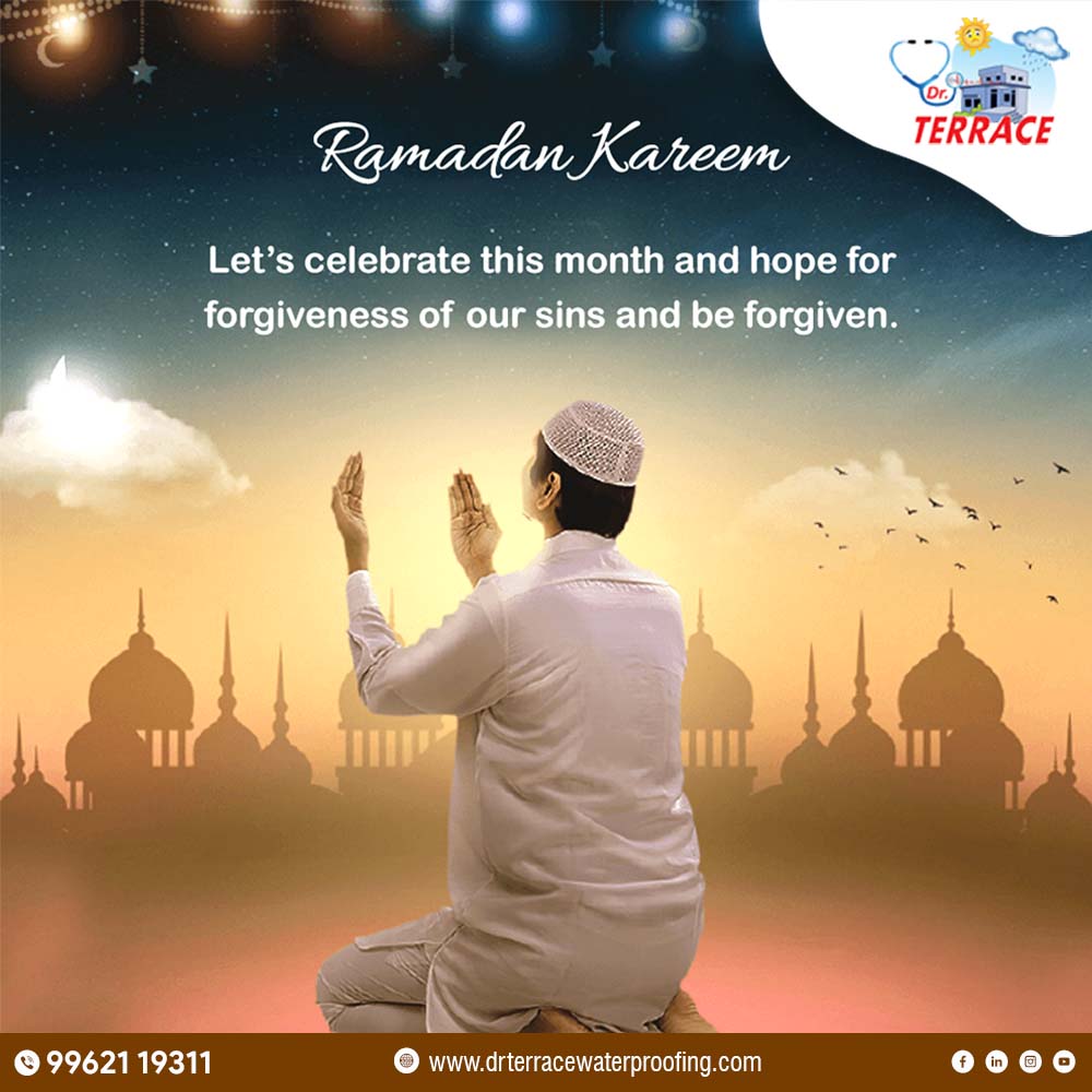 #RamadanMubarak #Fasting #Celebration #DrTerraceWaterproofingServices