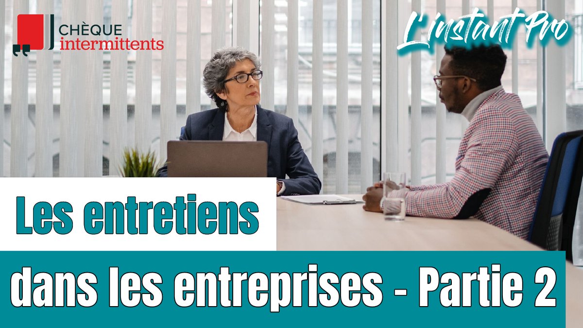 Les entretiens dans les entreprises  Partie  2 - L'instant Pro #54 via pulse.ly/pq4xf8xx9o <a href="/YouTube/">YouTube</a>

#droit #codedutravail #InstantPro #chequeintermittents #entretien #contratdetravail #employeur #salarié #embauche #entretienprofessionnel