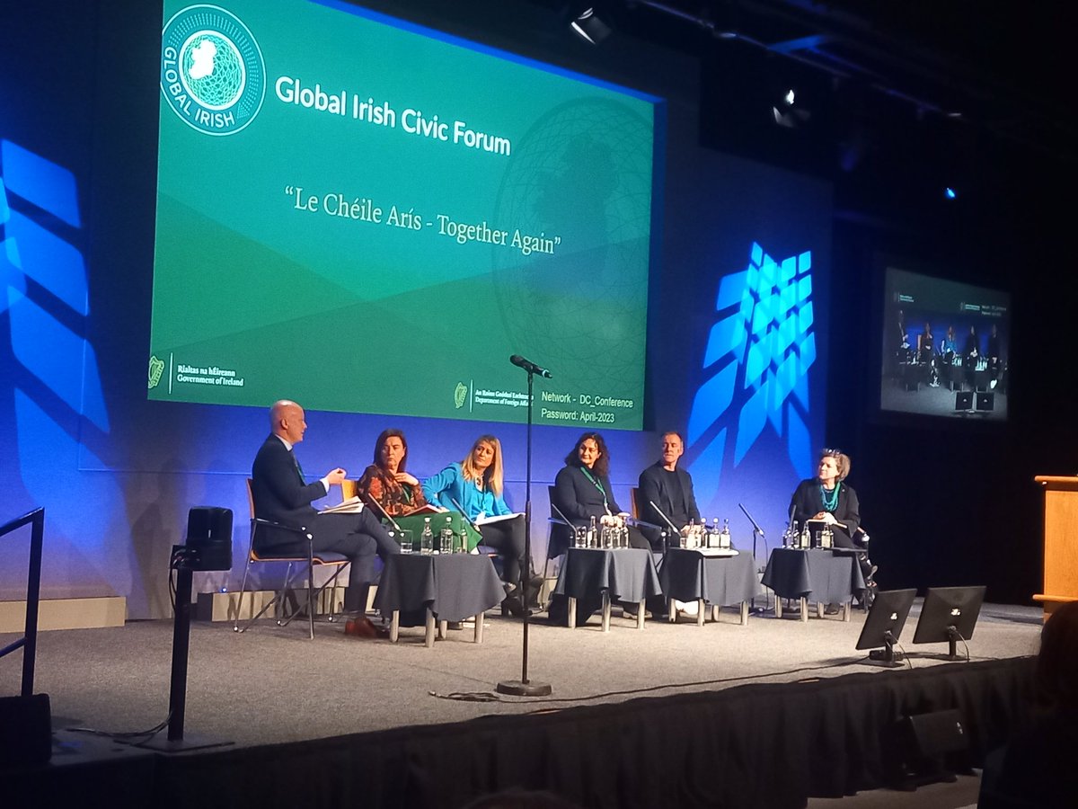 'Cinema is uniquely positioned as a vehicle for connection, it's a universal language'

@ColmBairead speaking on our final panel of the #GlobalIrish Civic Forum discussing 'Our Influence' , and how to pass the torch to future generations of Irish diaspora