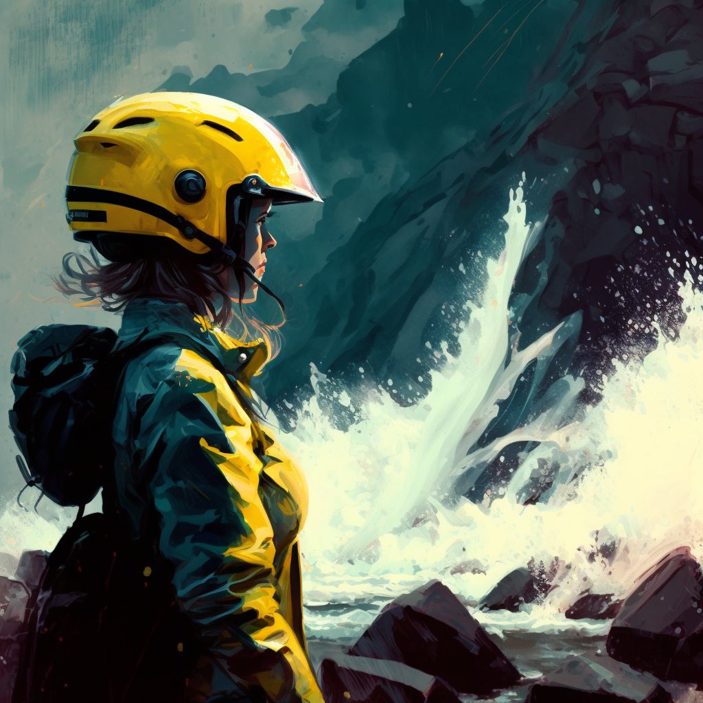 AiNewfoundland's tweet photo. Rogue Wave Gurl
#roguewavegurl #newfoundland
#nlwx #fearless #stayofftherocks
#roguewave #yyt #aiart #MidjourneyAI https://t.co/QnGHCWzEfx