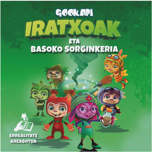gookapiEUS's tweet photo. 1 eta 10 urte bitarteko haurrei zuzenduta, Gookapik familien artean #euskara bultzatu eta Garapen Jasangarrirako Helburuetan hezitzea du helburu. 
Horretarako, formatu ezberdinetan egingo dugu: #bideo, #liburu, bideo-joko eta zuzeneko emanaldien bidez. https://t.co/pujYqPXvFS