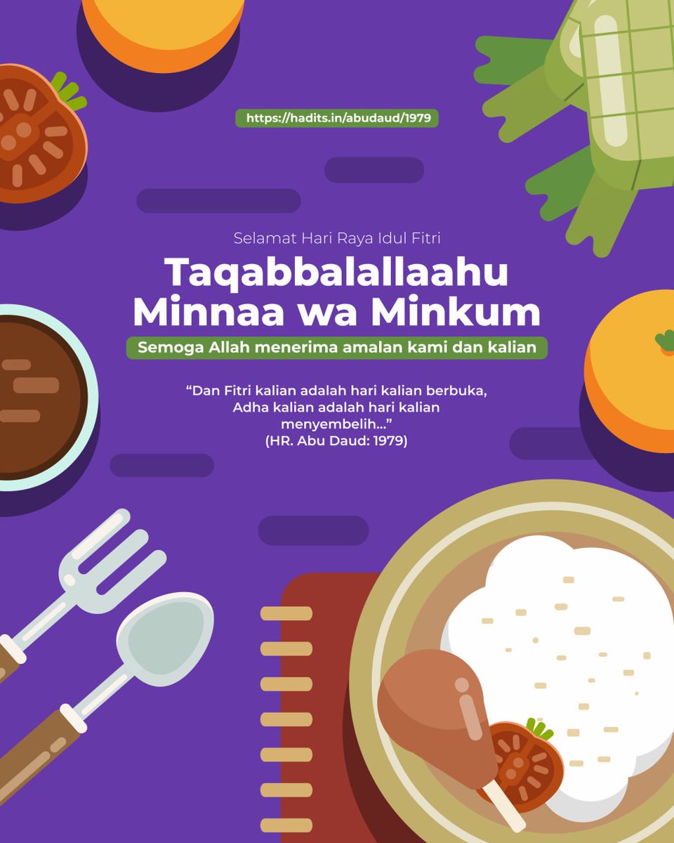 lidwa's tweet photo. Total ada 6 Poster gratisnya nih, yuk di share jugaa๐
#haditsapp #haditsshahih #ensiklopedihadits #haditspilihan #posterhadits #haditsshahih #haditsoftheday #haditsnabi #haditsramadhan #haditsramadan #posterlebaran #posteridulftiri https://t.co/fHzlLmpZHs