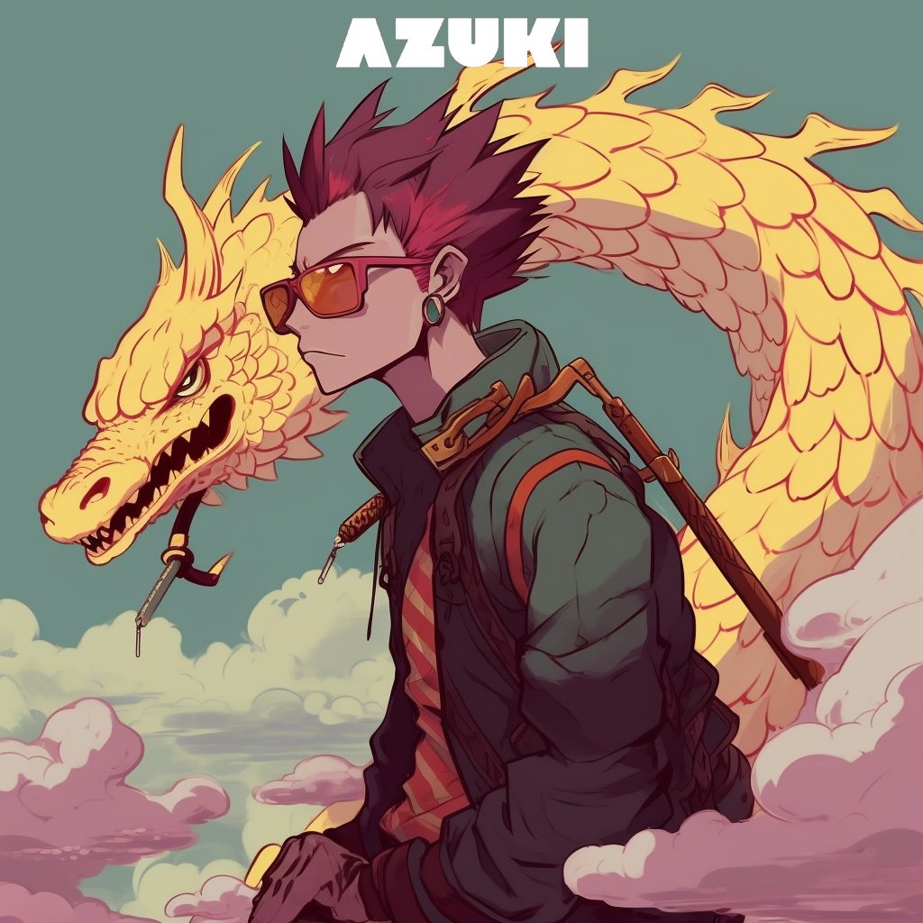 3324eth's tweet photo. GM ! Created these with my @Azuki on @midjourney last night 

Cleaned them up in photoshop, what do you think?  

Drop your Azuki here if you want me to make you one today !IKZ https://t.co/99wwImYkBV