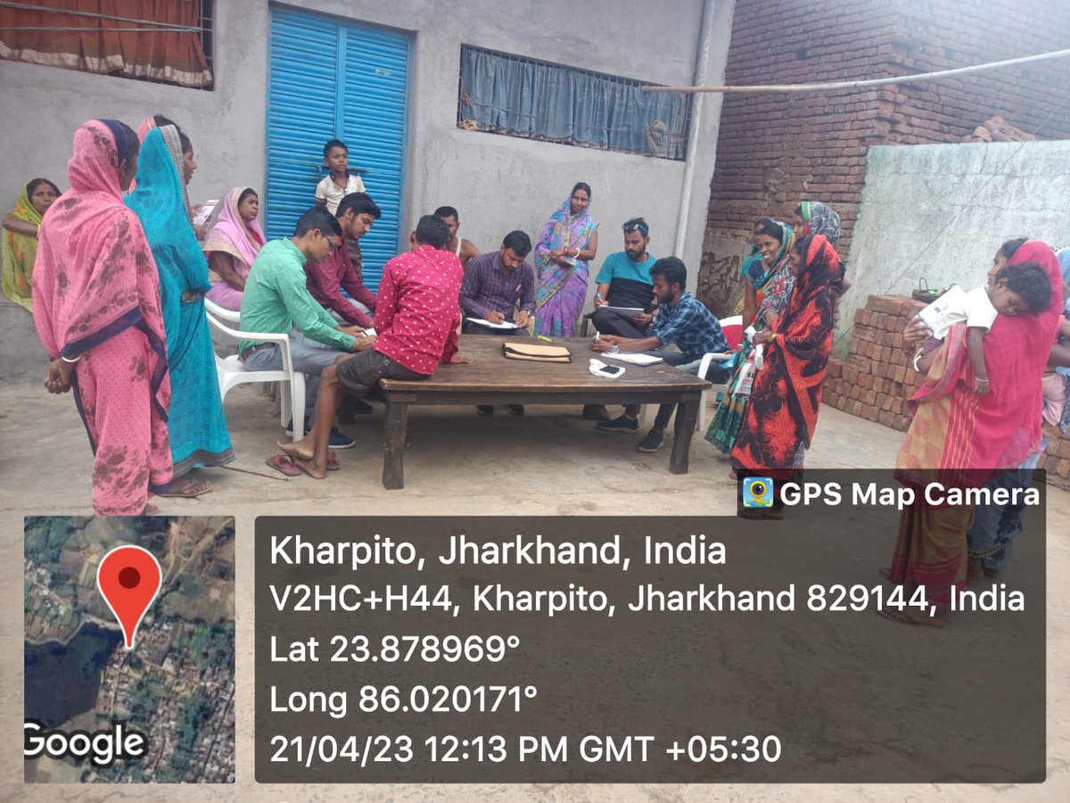 AgriDirectorate's tweet photo. दिनांक 20.04.2023 को "समेकित बिरसा ग्राम विकास योजना-सह-कृषक पाठशाला योजना" के तहत कार्यान्वयन एजेंसी प्रगति एजुकेशनल एकेडमी, रांची की ओर से जिला पूर्वी सिंहभूम (जमशेदपुर) के पतमदा प्रखंड के तिलाबानी गांव में #कृषक_पाठशाला से संबंधित सर्वे कार्य किया गया।
#krishakpathshala https://t.co/lWcYHh8I06