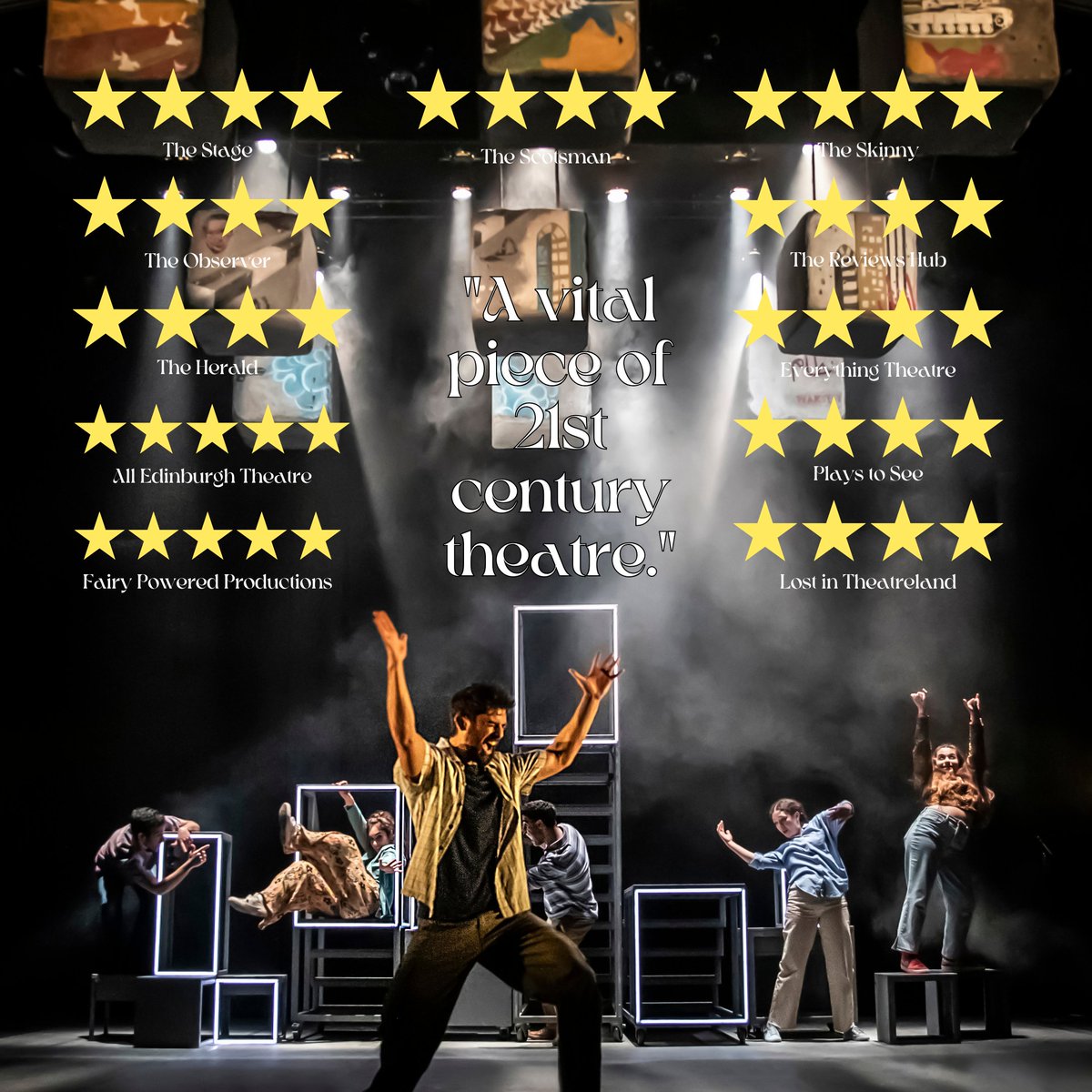 48 shows down, only 3 left to go at <a href="/OrangeTreeThtr/">Orange Tree Theatre</a>.
Come and join for the last hurrah for #YouBuryMe, it's been all looooove🥰