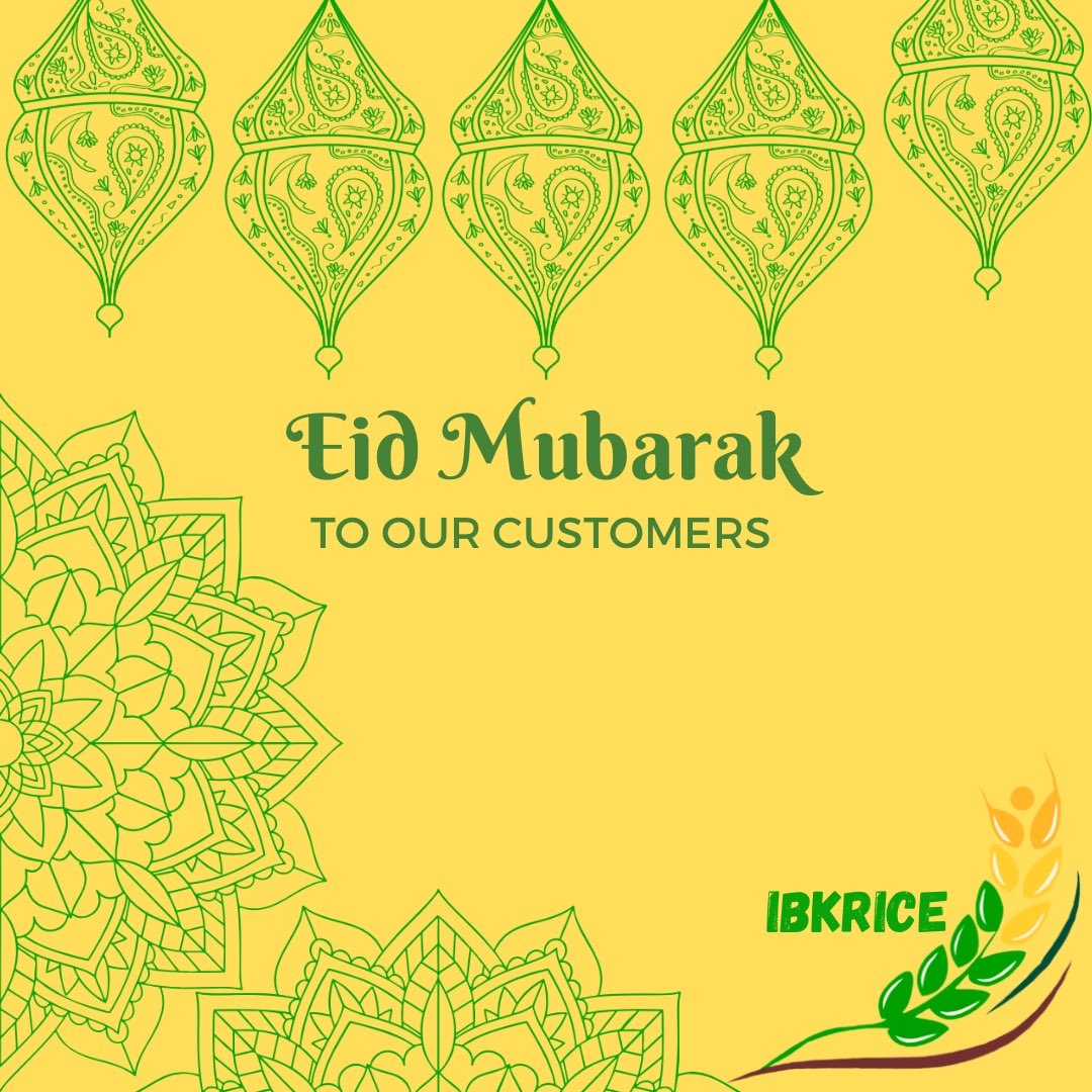 IbkRice's tweet photo. Eid Mubarak to all our customers. #eid #EidAlFitr #EidMubarak2023 https://t.co/sg022DXqQi