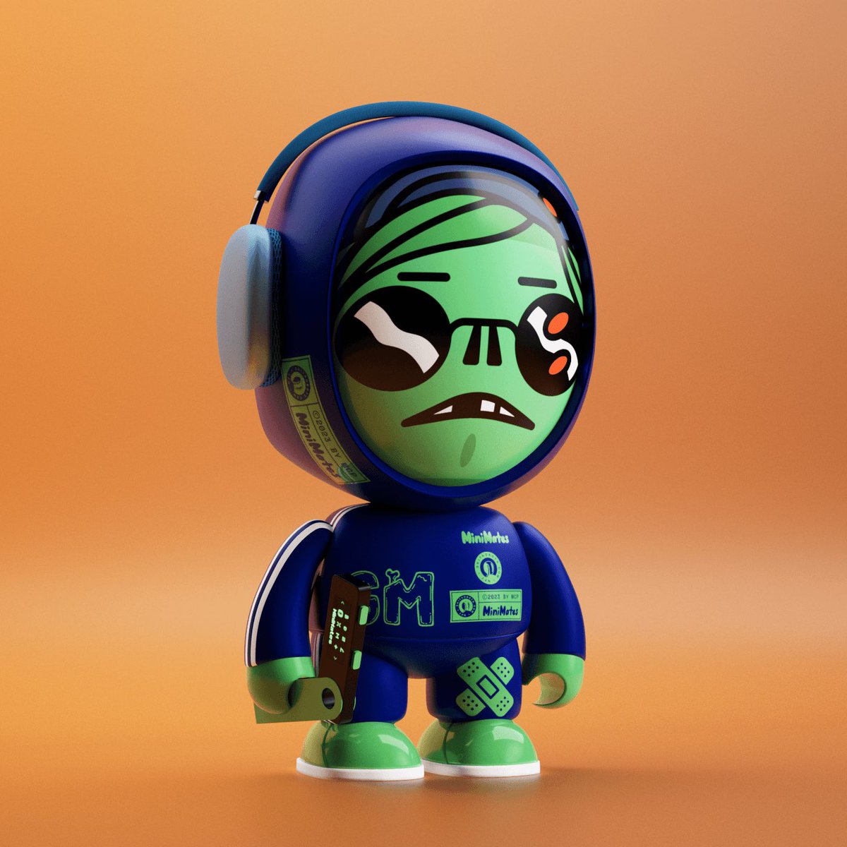 BapoNFT's tweet photo. Thank you so much @michalprekop for making me my custom @Deadfellaz #minimate this looks soooo dope! Looks like I’m jamming out to some tunes getting ready to Degen with that ledger in hand 😎I highly encourage you to grab your own #minimate  

Grab yours here —> https://t.co/fawTOQaltP