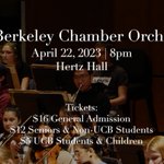 Photo by UC Berkeley Symphony Orchestra (@UCBSO)