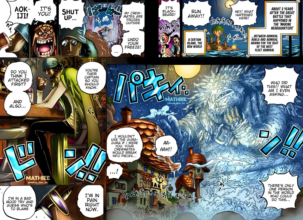 One Piece Chapter 1081 Mathiee on Twitter: "#ONEPIECE1081 Colorings for @OPSCANS of one piece