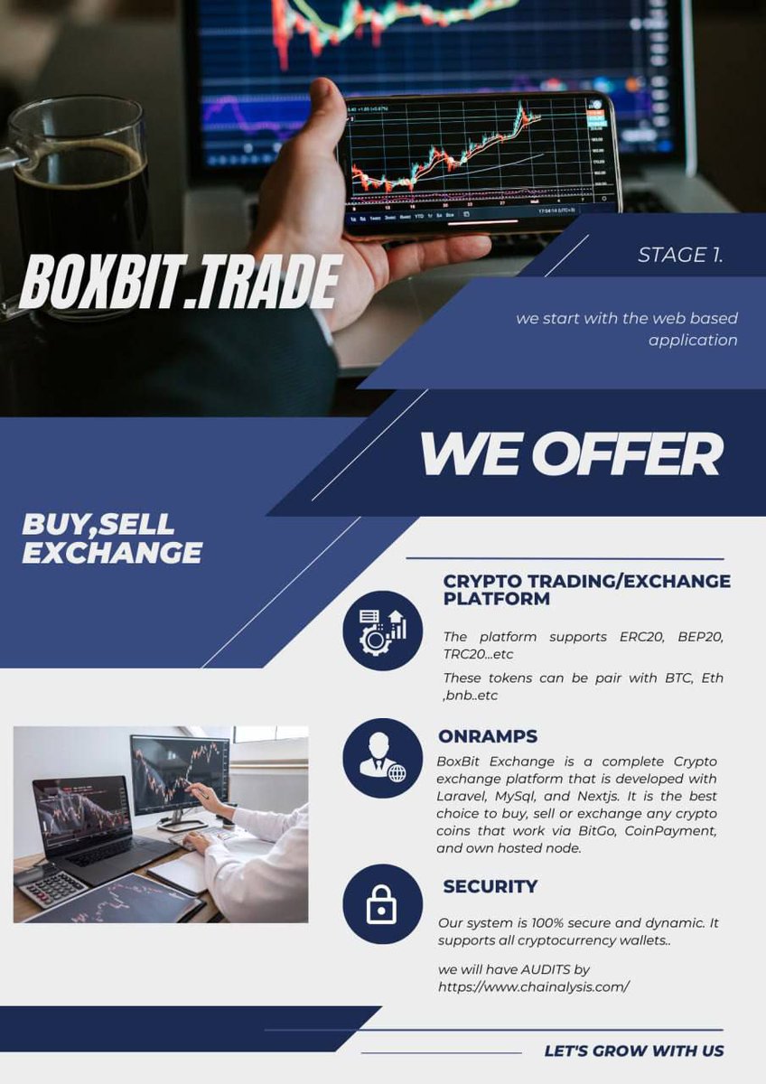 boxbit_trade's tweet photo. Prepare For Pinksale Next Month
$BBT
https://t.co/naV5hyeGim

Our Projects:
✅ BoxBit Apps
✅ BoxBit Exchange

Join to Our Community :
Tg : https://t.co/wyeBlyAejL

#BNB #binance #BTC 
#Eth #BSCGems #cryptowallet #cryptocurrencies #EXCHANCE #DeFi #NFT #CMCCommunity #ICO #Arbitrum https://t.co/RTOXTA4rx8