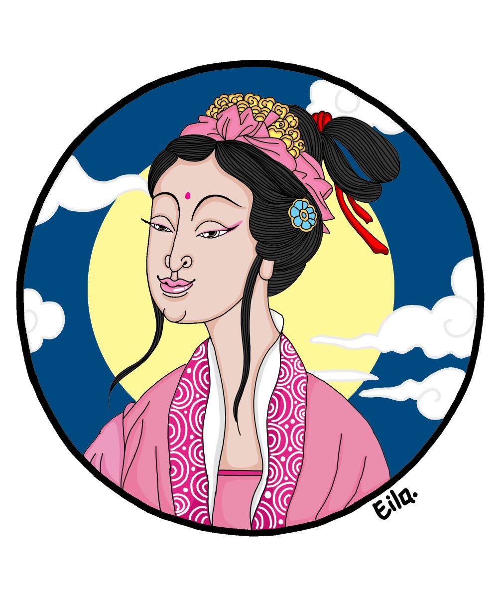 #嫦娥 
#ฉางเอ๋อ
เซียนหญิงผู้มีความงามเป็นเลิศ เทพธิดาแห่งดวงจันทร์