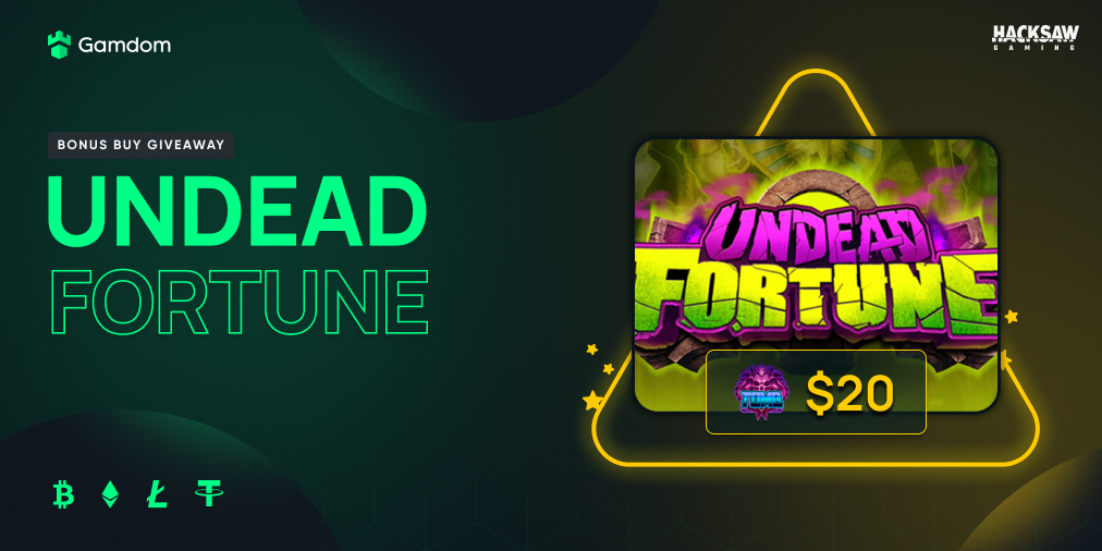 gamdom's tweet photo. Happpppyyyy Friyaaaaaay! 🥳🥳

5 Bonus buy #Giveaway on Undead Fortune worth $20 each is up for grabs!

Do you Want it?

💚 + 🔁 + Tag a Friend https://t.co/zEMOHb73AY