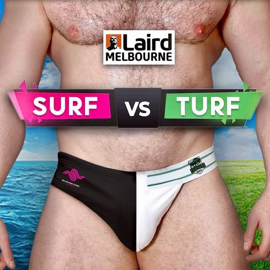 ThorneHarbour's tweet photo. 13 MAY - #SurfVsTurf is back! @MelbourneSurge Water Polo &amp; @MelbChargers  Rugby Club return to The Laird. With heaps of prizes up for grabs, come along to this gender-inclusive fundraiser for 2 LGBTIQ+ sporting clubs supported by @ThorneHarbour 
https://t.co/pBj92TymLB https://t.co/NZQvZQ21mp