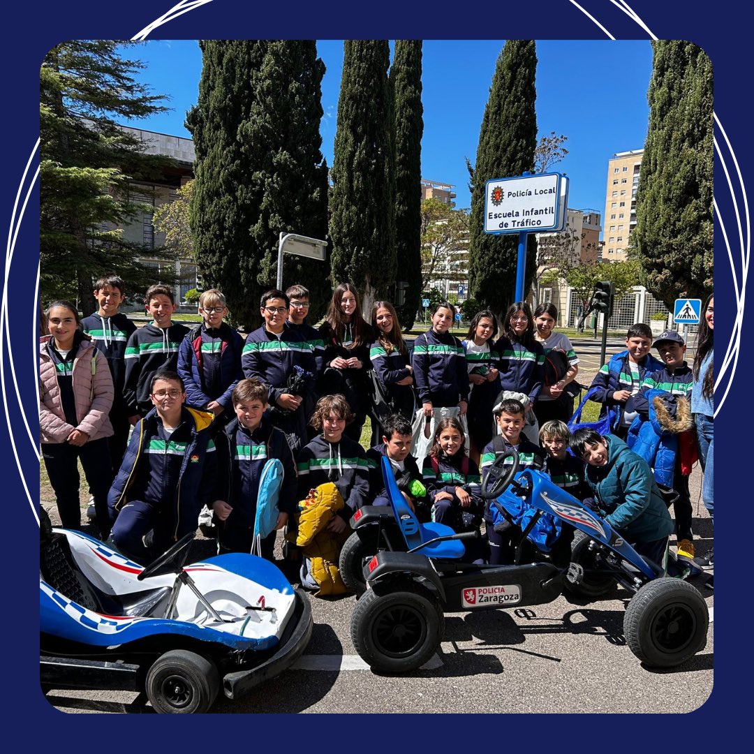 EOssoZ's tweet photo. Los alumnos de 5° de Primaria nos fuimos a la Escuela Infantil de Tráfico de la policía local y aprendimos muchísimo sobre Educación Vial. Además, tuvimos la oportunidad de practicar todo lo aprendido haciendo de peatones y de conductores de karts, v.m.p. y bicicletas. 🚘🏍️🛴🚲 https://t.co/XCUIVqQR54