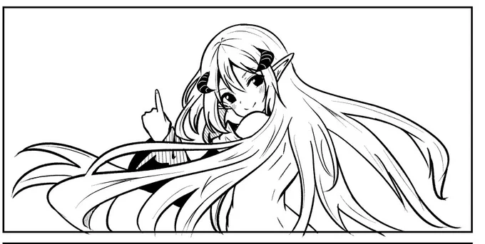 描いてる 