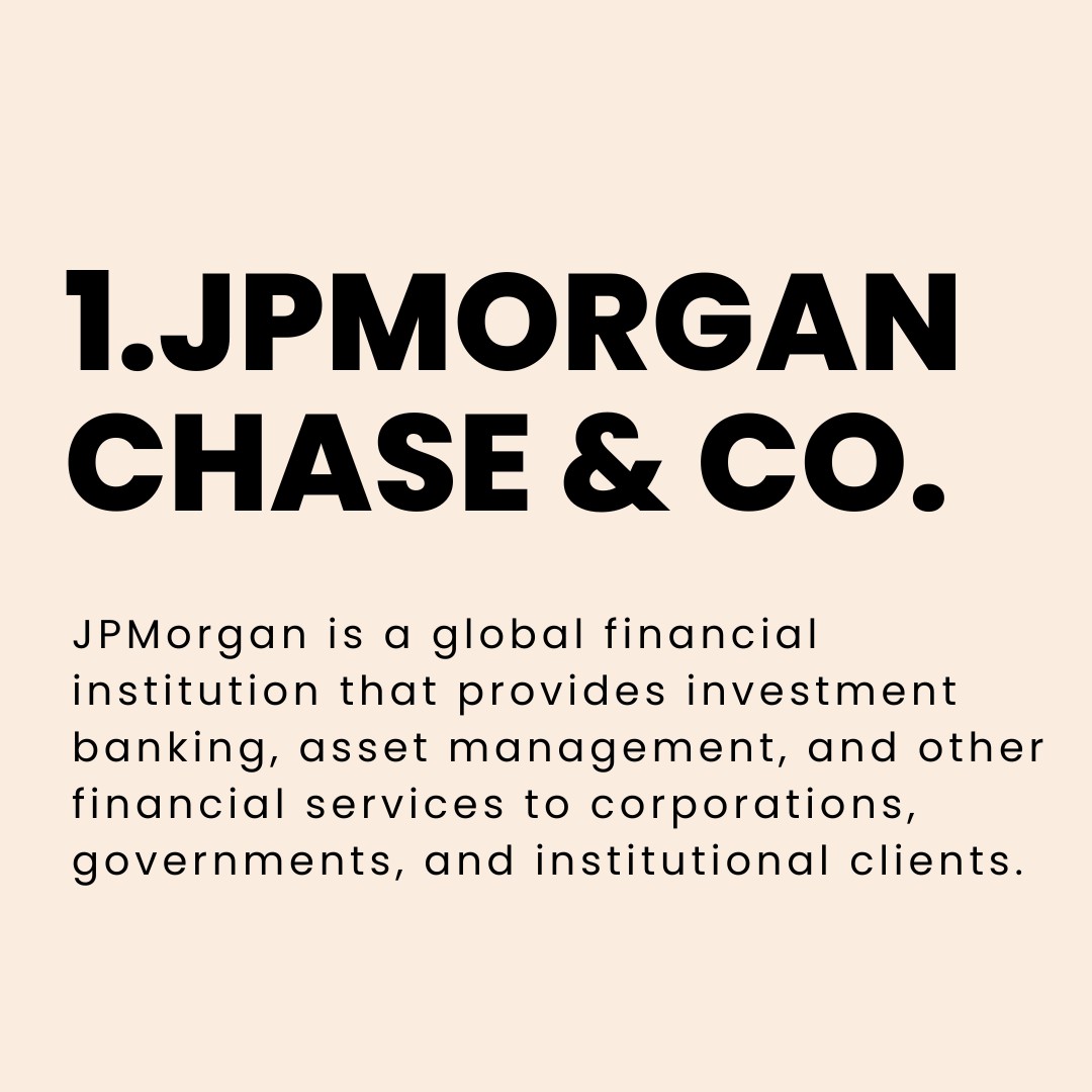 youinvests's tweet photo. Top 5 Investment Banks

#uinvests #Finance #Investing #StockMarket #PersonalFinance #Money #Wealth #Retirement #FinancialPlanning #Budgeting #Entrepreneurship #Investment #Trading #Cryptocurrency #Fintech #CreditScore https://t.co/2VeW3aIUEN