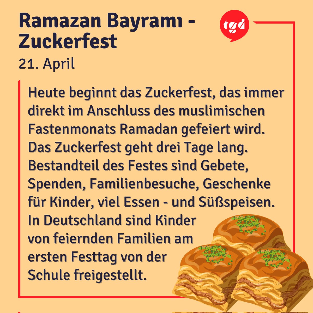 tgd_att's tweet photo. Ramazan bayramınız kutlu olsun!
Wir wünschen allen ein frohes und schönes Zuckerfest! 
Eid Mubarak!

#ramazanbayramı #eidmubarak #Zuckefest https://t.co/aAx54uPzUK