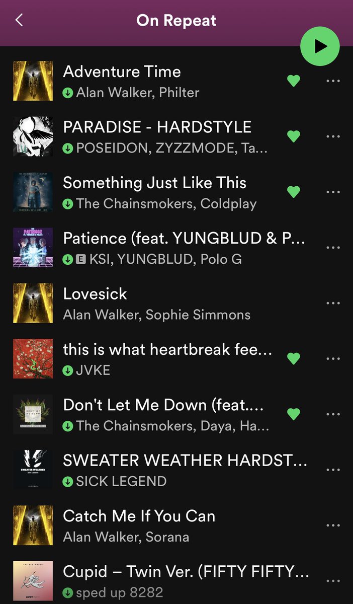 Selfie vs on repeat 😎