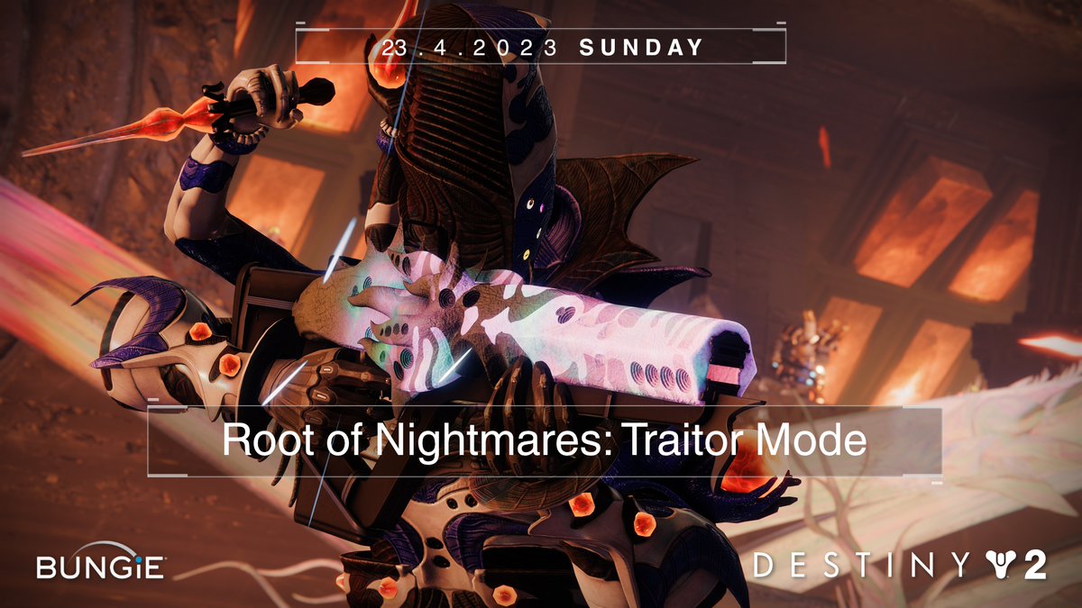 Something is up with these fireteams 🤔

This Sunday @ 7pm AEST/ 9pm NZST #DestinyFANZ fireteams will run the Root of Nightmares Raid... but one member has turned traitor 👿

Will the teams complete the raid before being sabotaged?

Find out in Root of Nightmares: Traitor Mode!