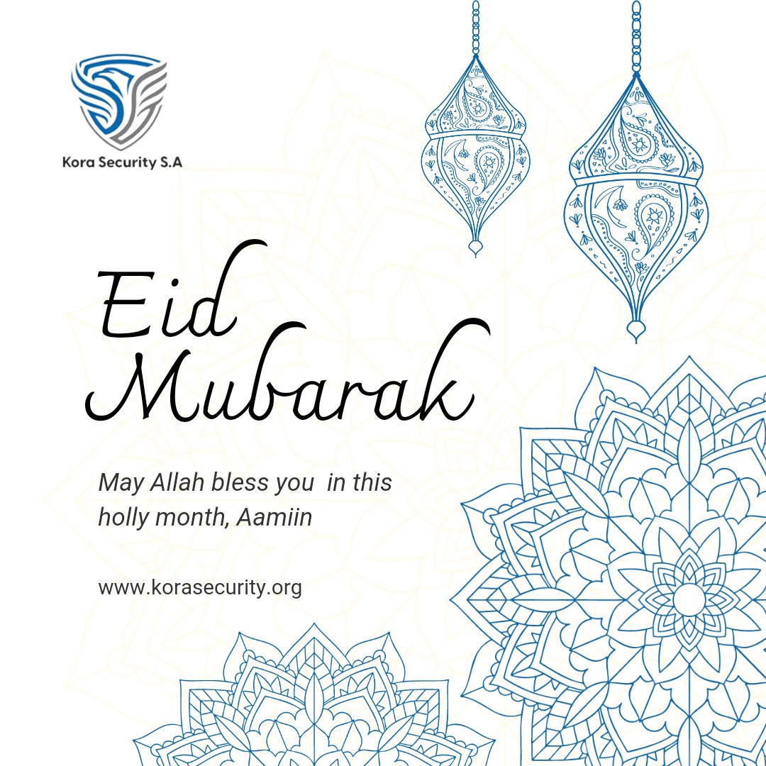KoraSecurity's tweet photo. Eid Mubarak à toute la communauté musulmane !!!

#Eidmubarak #Gardiennage #Ramadankareem2023 https://t.co/3Bc5FEPn2K