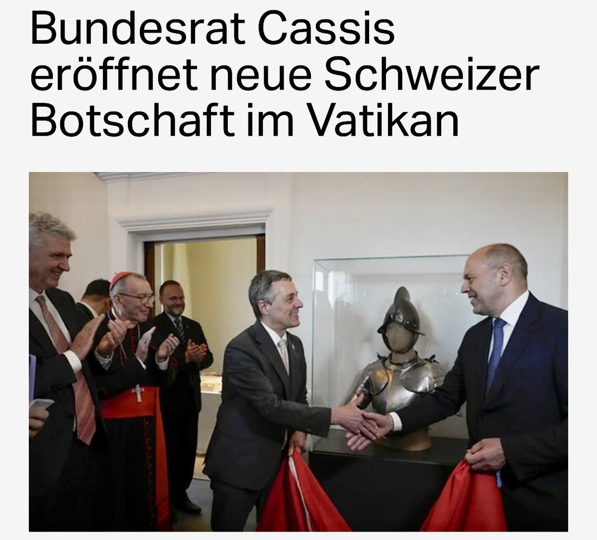 Jetzt ist klar wo die #Schweiz in diesen schwierigen Zeiten ihre aussenpolitischen Prioritäten setzt! Was soll das? Was kostet das ?? <a href="/EDA_DFAE/">EDA - DFAE</a> <a href="/efd_dff/">EFD_DFF</a> #vatikan