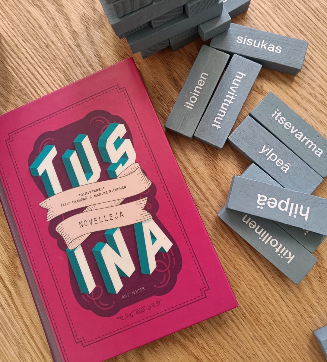 EnHeidi's tweet photo. Lukuviikkoa vietettiin @LNSaatio’llä pitämällä henkilöstön lukupiiri 📚Tusina: novelleja-teoksesta löytyi monta erilaista makupalaa. Keskustelua herätti mikä tekee tekstistä juuri nuorten novellin. #lukuviikko #läsveckan https://t.co/GxYiq3asc9