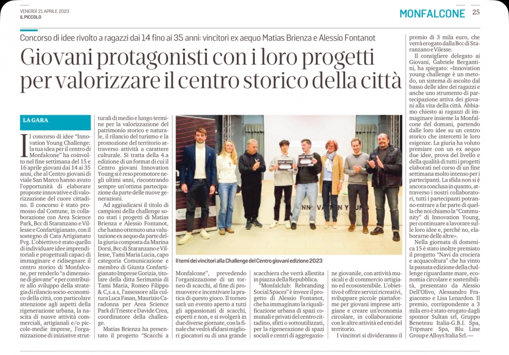 Da #ilpiccolo di oggi 21 aprile <a href="/ArtigianiGo/">Artigiani Gorizia</a> #Confartigianato #NoiConfartigianato