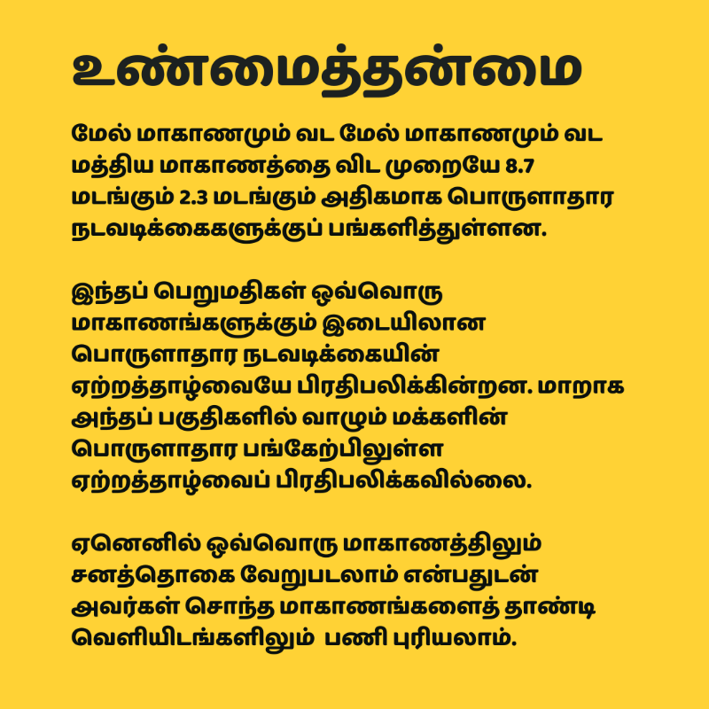 factchecklka's tweet photo. 🏭மொத்தப் பொருளாதார நடவடிக்கையில் உள்ள ஏற்றத்தாழ்வுகளை தனிநபர் பங்களிப்பிலுள்ள ஏற்றத்தாழ்வாக அநுர குமார திசாநாயக்க தவறாகக் குறிப்பிடுகிறார்
👉 மேலதிக தகவல்களை அறிய: https://t.co/RKvTbLw1nD
#FactCheckLk