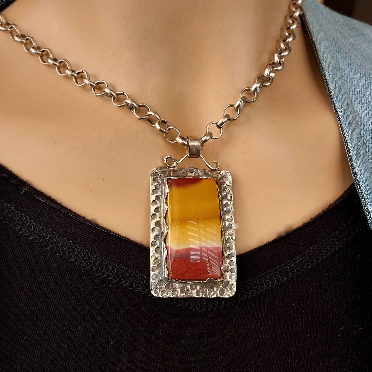 Riorita3's tweet photo. Excited to share the latest addition to my #etsy shop: Mookaite Jewelry, Rectangle Pendant, Large Stone Necklace, Large Art Pendant, Mookaite Pendant Necklace, Yellow Energy, Earthy Necklace https://t.co/2W1KqlY6CS #men #halfbezel #artdeco #no #silver #yes #yellow #pur https://t.co/prpbVcxCHE