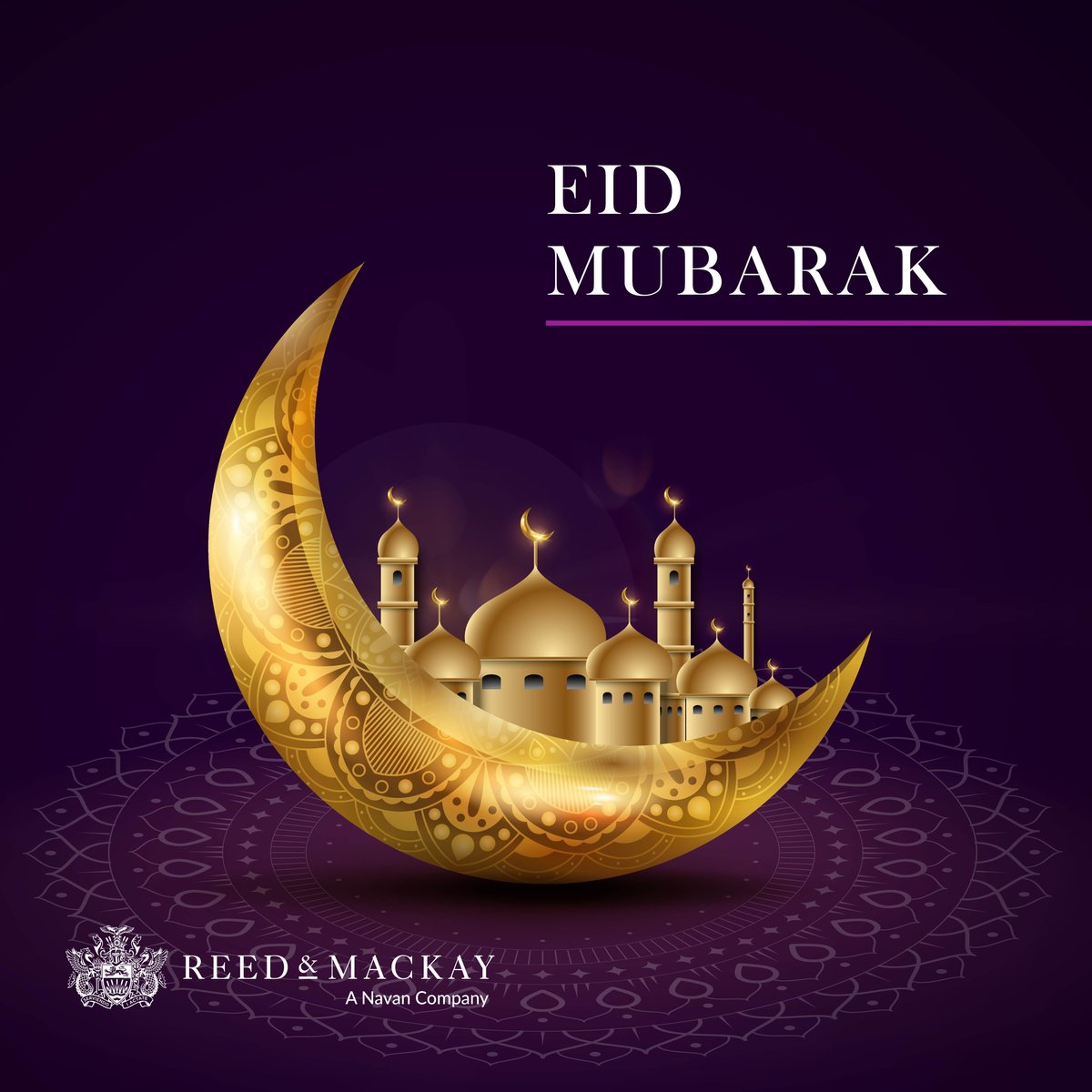 Wishing you and your families a warm Eid Mubarak. From the team at Reed &amp; Mackay🌙

#Eid2023