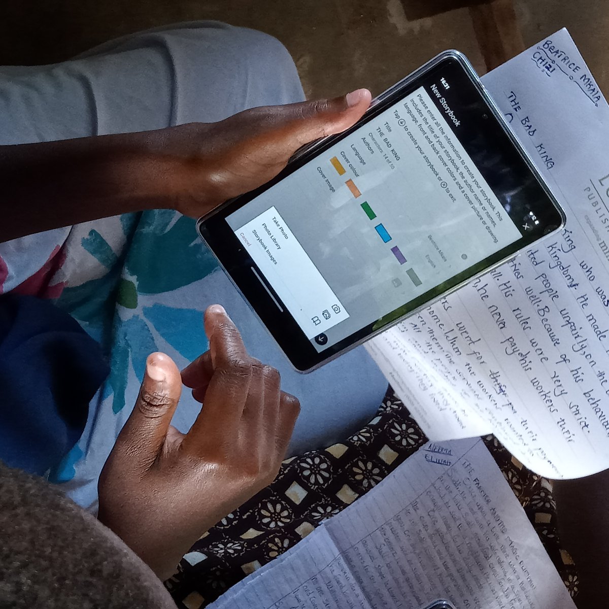 impertimus's tweet photo. This year, Piloting of African Storybook  tools (Reader and maker app) in Kilifi county funded by Lenovo aims to reach 3 libraries, 11 primary schools  and  reaching 500 and 5000 children as direct and indirect beneficiaries. 

#digitallteracypromotion
#readingculture https://t.co/3wiFvK3a37