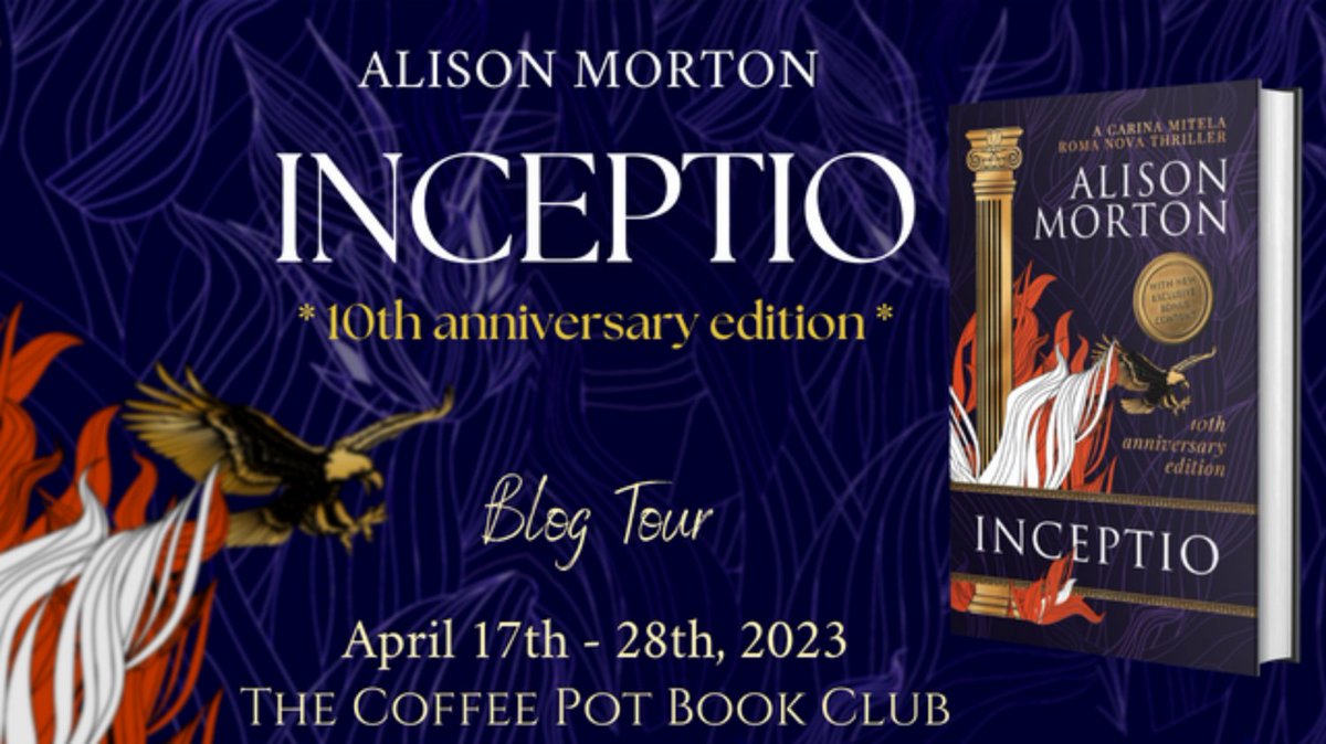 coloursofunison's tweet photo. Today, I'm absolutely delighted to host Alison Morton and the 10th Anniversary Hardback of her novel, INCEPTIO
@alison_morton @cathiedunn
 @AlisonMortonAuthor @thecoffeepotbookclub #10YearsINCEPTIO #RomaNovaSeries #AlternativeHistory #BlogTour #TheCoffee

https://t.co/M04XZ5t6Qm https://t.co/WN6VkuX9wp