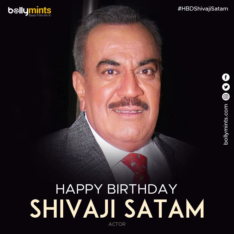 Wishing A Very #HappyBirthday To Actor #ShivajiSatam Ji !
#HBDShivajiSatam #HappyBirthdayShivajiSatam #CID #ACPPradyuman