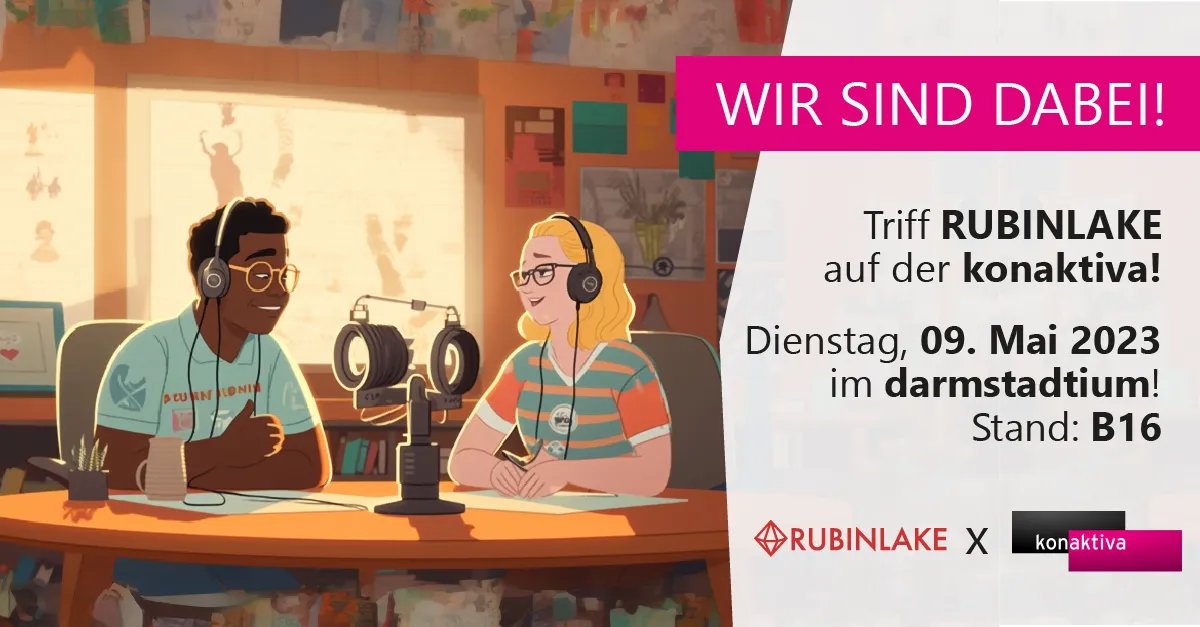 RubinlakeHQ's tweet photo. Triff uns auf der #konaktiva im 𝐝𝐚𝐫𝐦𝐬𝐭𝐚𝐝𝐭ium!

🗓️ Dienstag, 09. Mai 2023
🕋 Stand B16

https://t.co/TtA3d9ER3o 

#rubinlake #wearehiring #fintech #startup #konaktiva #berufseinstieg #technologie #marketintelligence #competitiveintelligence #studenten https://t.co/XO9E6NbpGF