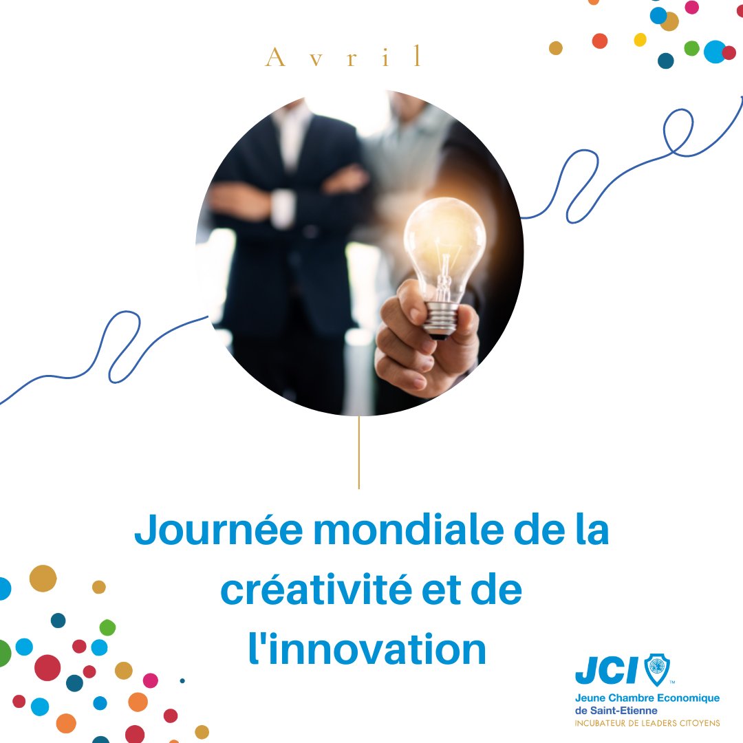 Journée mondiale de la créativité et de l’innovation 💃
La Jeune chambre économique met en œuvre de nombreux projets associatifs pour la communauté !
N'hésite pas à partager tes idées ! 💬