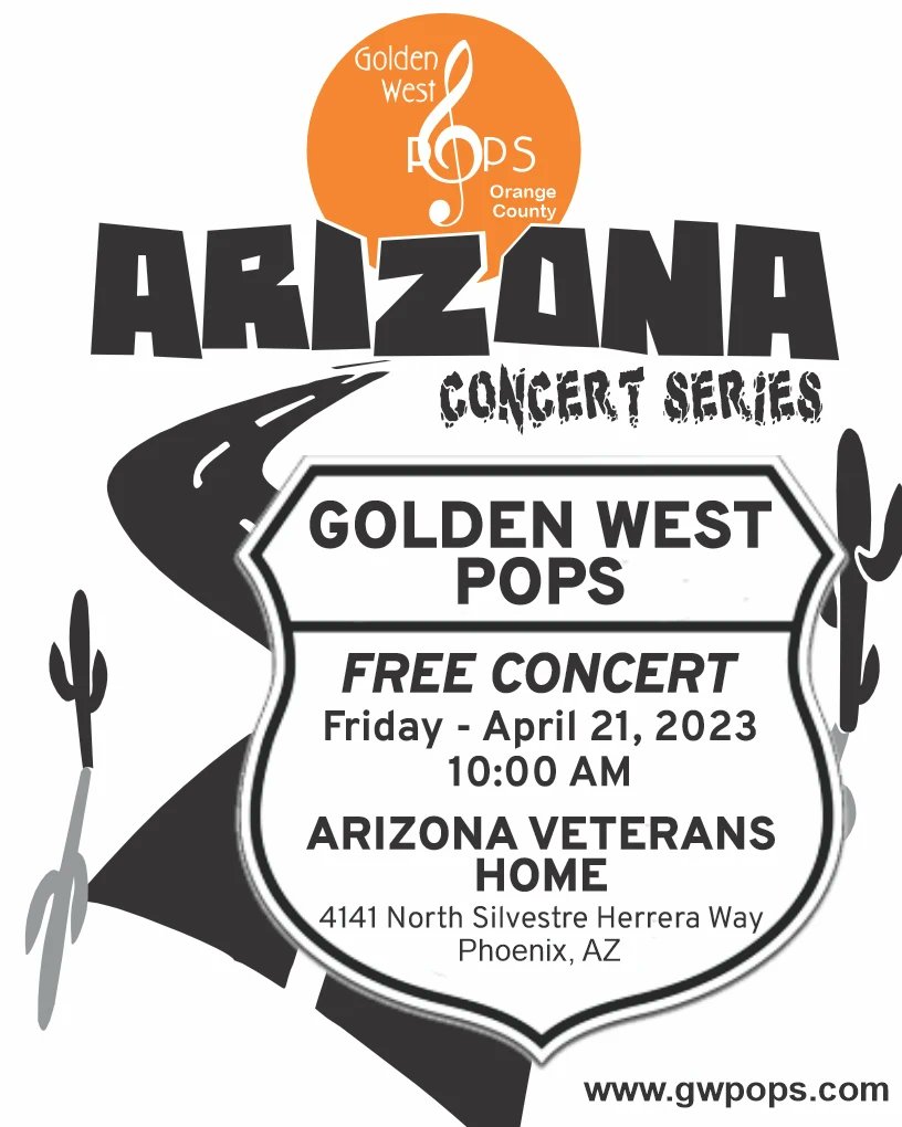 GWPops's tweet photo. We're hitting the road for our 7th tour: destination Arizona! If you're in the Phoenix or Flagstaff areas this weekend, come out and enjoy some free live music!

#gwpops #popsensemble #pops #concert #freeconcert #phoenixevents #flagstaffevents https://t.co/AUIwzaidmm