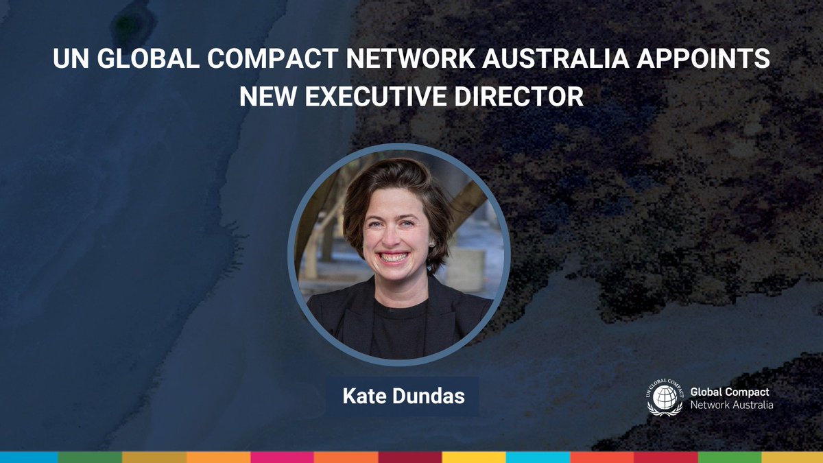 🗞️ Breaking news 🗞️ We're pleased to announce @dundask, Acting Chief Operating Officer of @SustainVic, has been appointed as Executive Director to lead the UNGCNA. Read more: bit.ly/3V1BXBV @globalcompact @Fireynolds #News #Welcome #Leadership #OneGlobalCompact