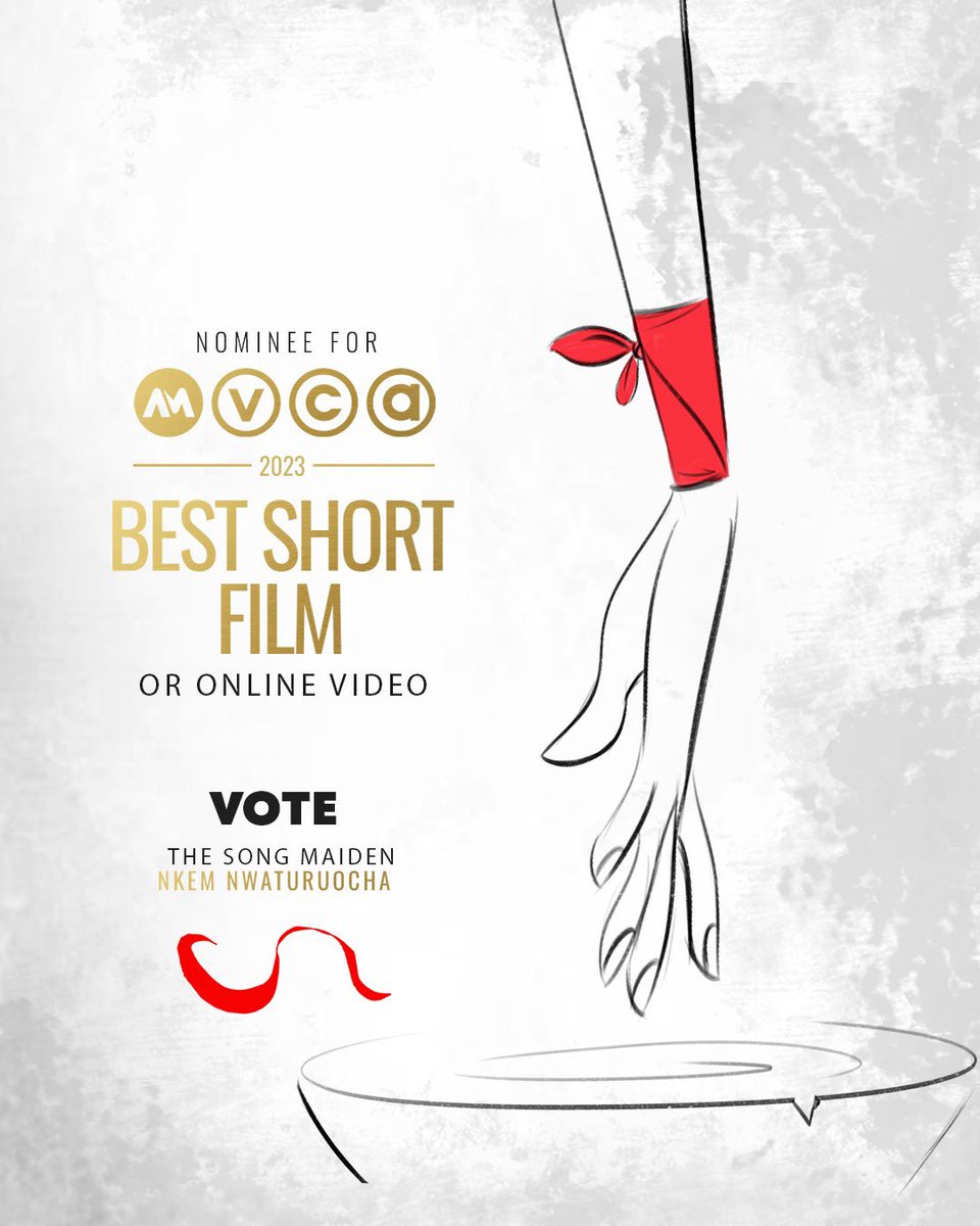 thesongmaiden's tweet photo. Today is a good day to show your support by voting for @thesongmaiden for the Best Short Film category at the AMVCA.
..
By voting, you not only increase our chances of winning but you also lend your voice in the fight against Child Marriage. https://t.co/EXAQtT5OUK
