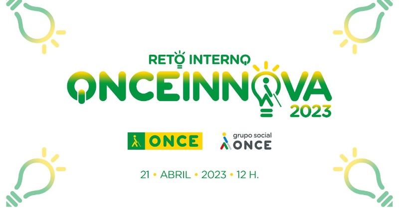 ONCE_oficial's tweet photo. ¡Lanzamos la tercera edición del Reto Interno #ONCEInnova!

🗓️Síguelo hoy en directo
🕛12h
🔴YT ONCE 

Trabajadores y afiliados a la ONCE podrán presentar ideas y proyectos de innovación para mejorar  la calidad de vida de las personas ciegas
@GoogleES @awscloud_es @MarcosUrarte