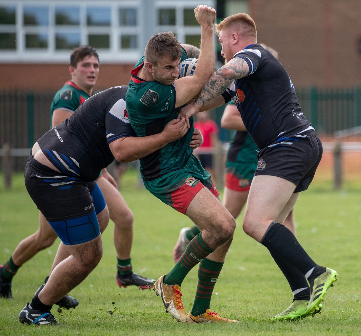 HFHopenage's tweet photo. 🏉This Weekend we make the short trip to @BrookOA 🏉

@BrookOA v @HFHopenage 
🗓 Saturday 22nd April 
⏰ 2.30pm
📍Boardmans Lane, St. Helens 
WA11 9BB
🏉 @NorthWestRL 
🟢🔴⚫️ https://t.co/gHy3lBv1PI