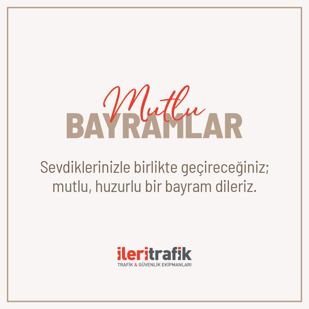 ileri_trafik's tweet photo. Sevdiklerinizle birlikte geçireceğiniz; mutlu, huzurlu bir bayram dileriz 🍬🍭

#ileritrafik #onlinealışveriş #trafikmalzemeleri #işgüvenliği #ekipman #delinatör #koni #kasis #güvenlikaynası https://t.co/ECCKQvAH8V