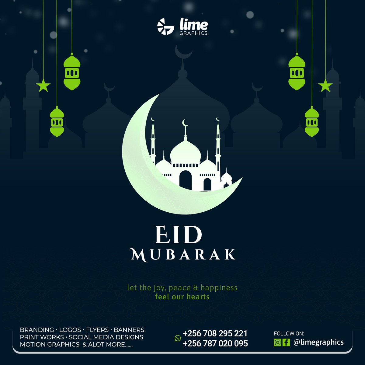 Lati_Graphix's tweet photo. Eid Mubarak to you all moslem brothers and sisters all over the world🙏💙 #limegraphics
#graphicdesign https://t.co/fuqqfIuceC